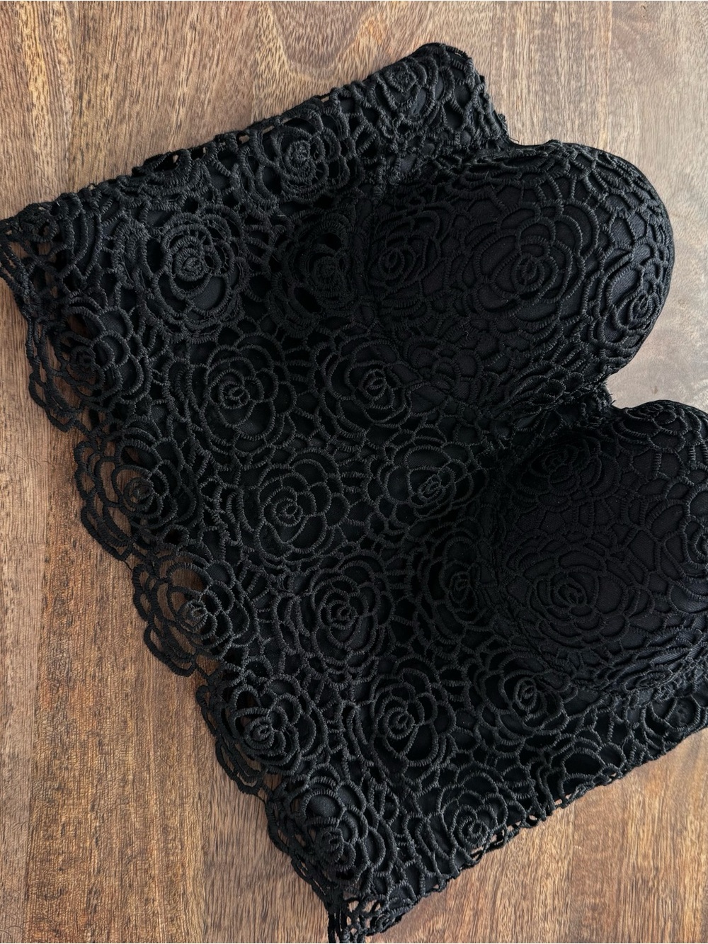Black bustier size 34 small / medium